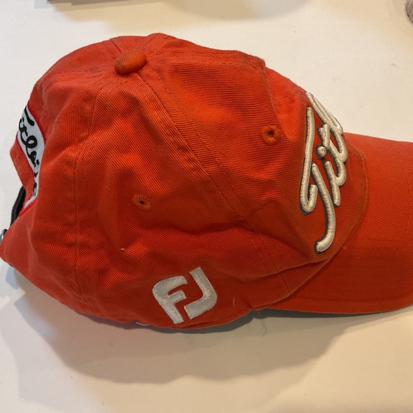 Titelist Pro V1, FJ, Adjustable Ball/Golf Cap, Orange - Picture 4 of 6